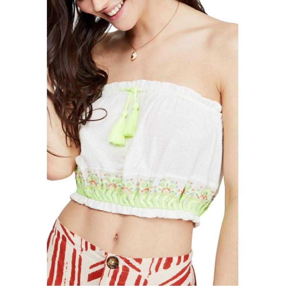 Free People No More Tiers Tube Top Size M NWT